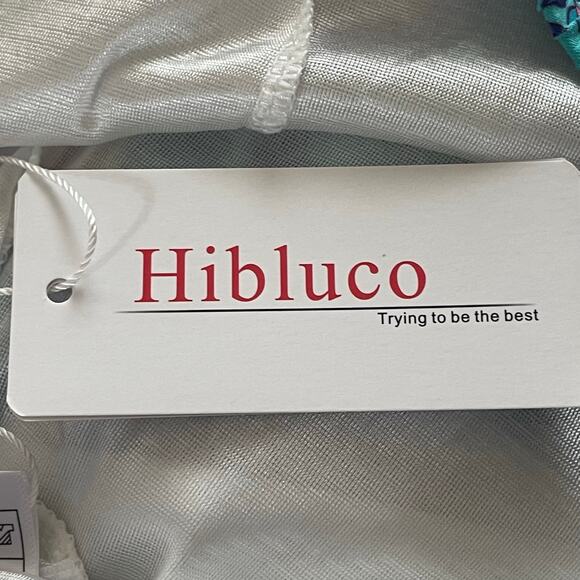 Hibluco Tiered Maxi Skirt Womens XL Blue Floral Boho Romantic Feminine Cottage - Picture 11 of 11